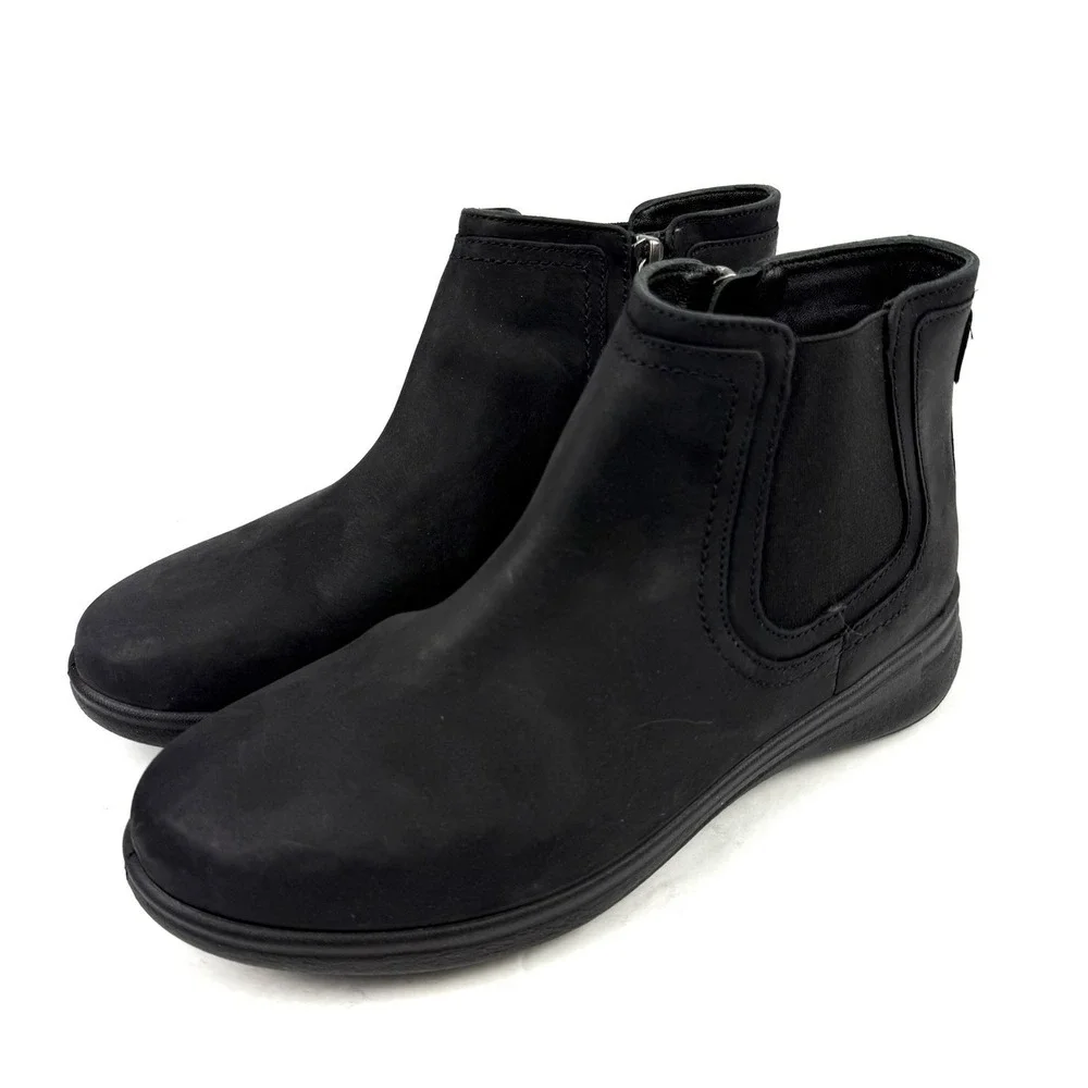 Hotter Ortholite Whisper Bootie US 7 Womens Zip‎ Up Ankle Boot Brand New